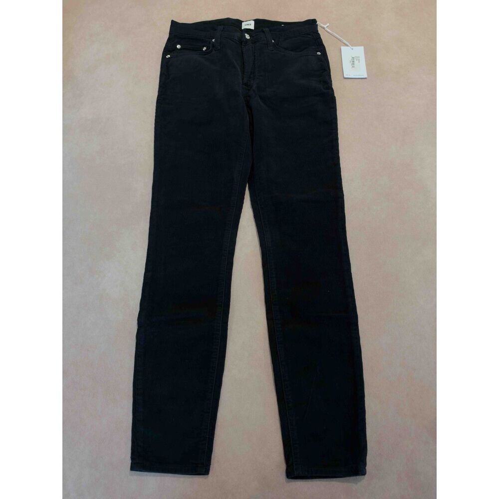 Edwin Pixie Mid-Rise Skinny Corduroy Jeans • size 27 • NWT • Black